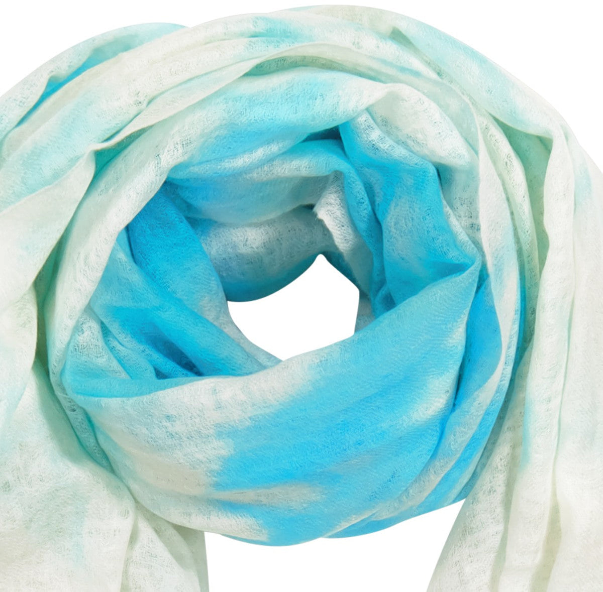Cashmere Dip Dye Saline Pareo Aqua Seas