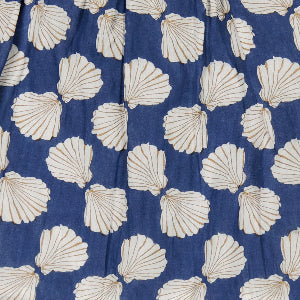 Mini Paloma Girls' Dress Shell Beach Navy