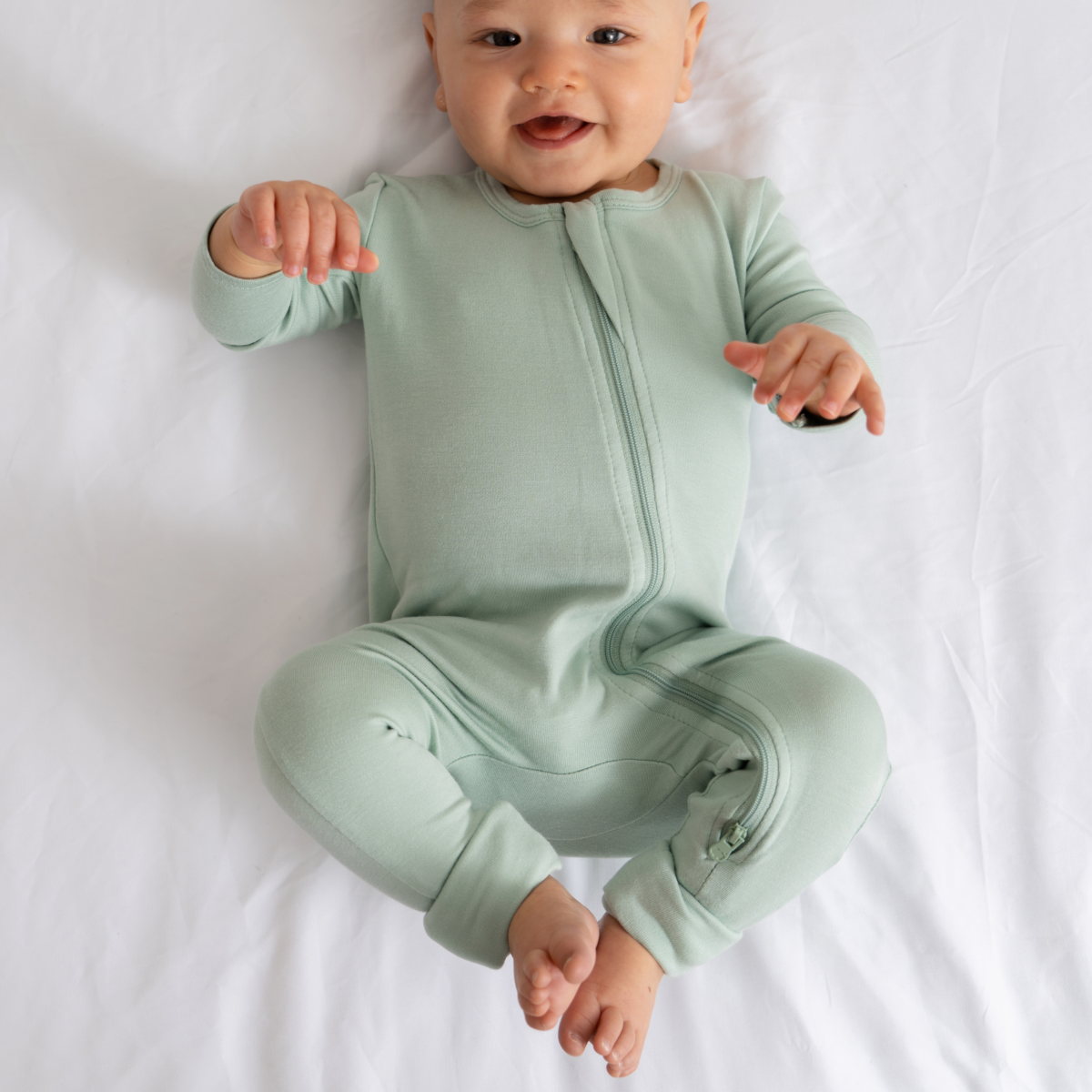 Bamboo DreamCuffs Convertible Baby Pajamas