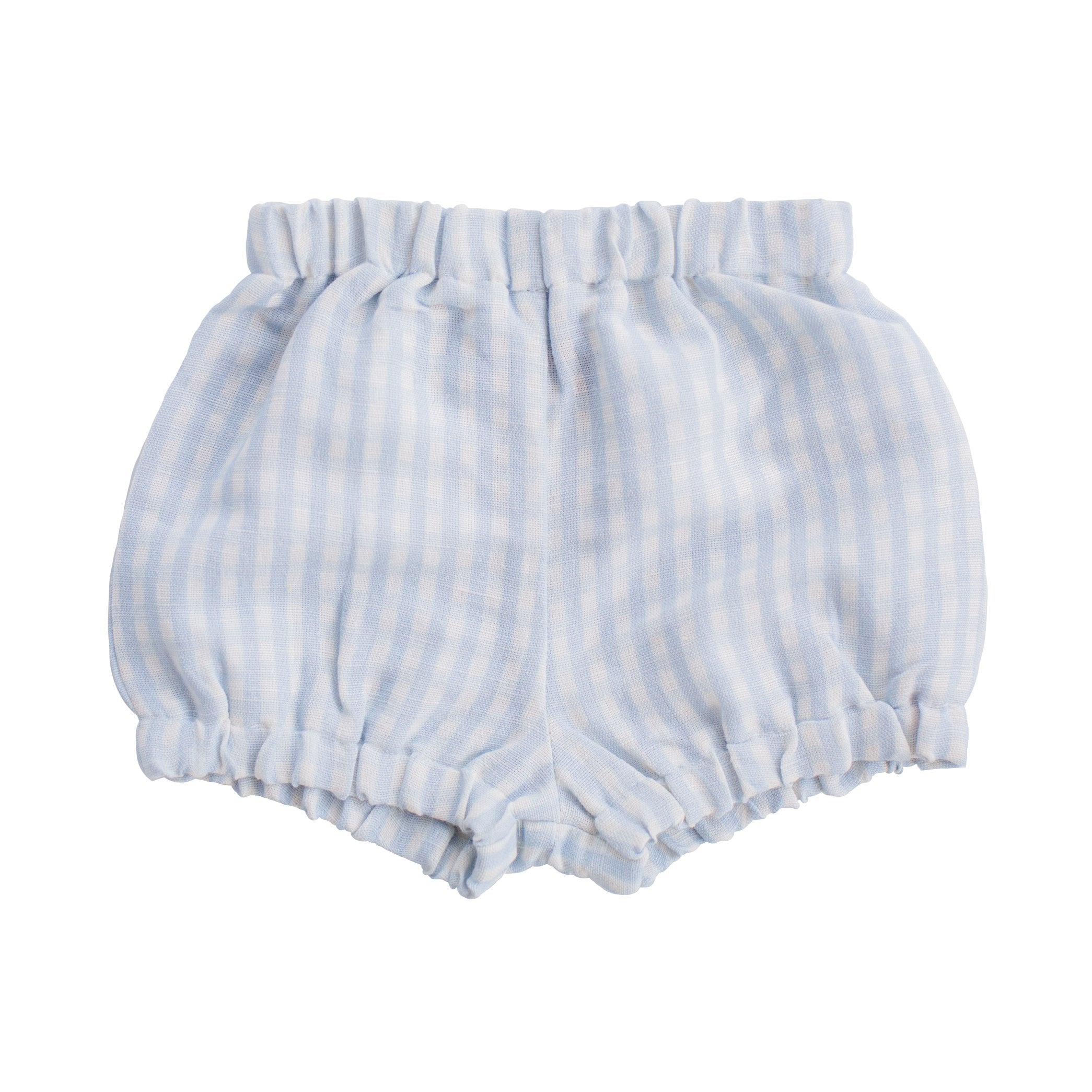Baby Boys Short | pale blue gingham