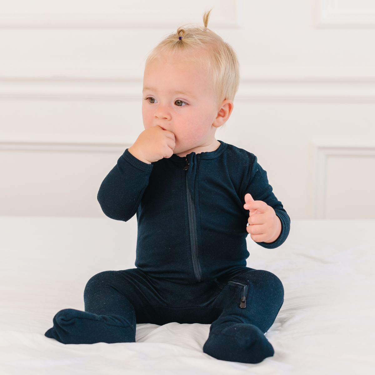 Bamboo DreamCuffs Convertible Baby Pajamas