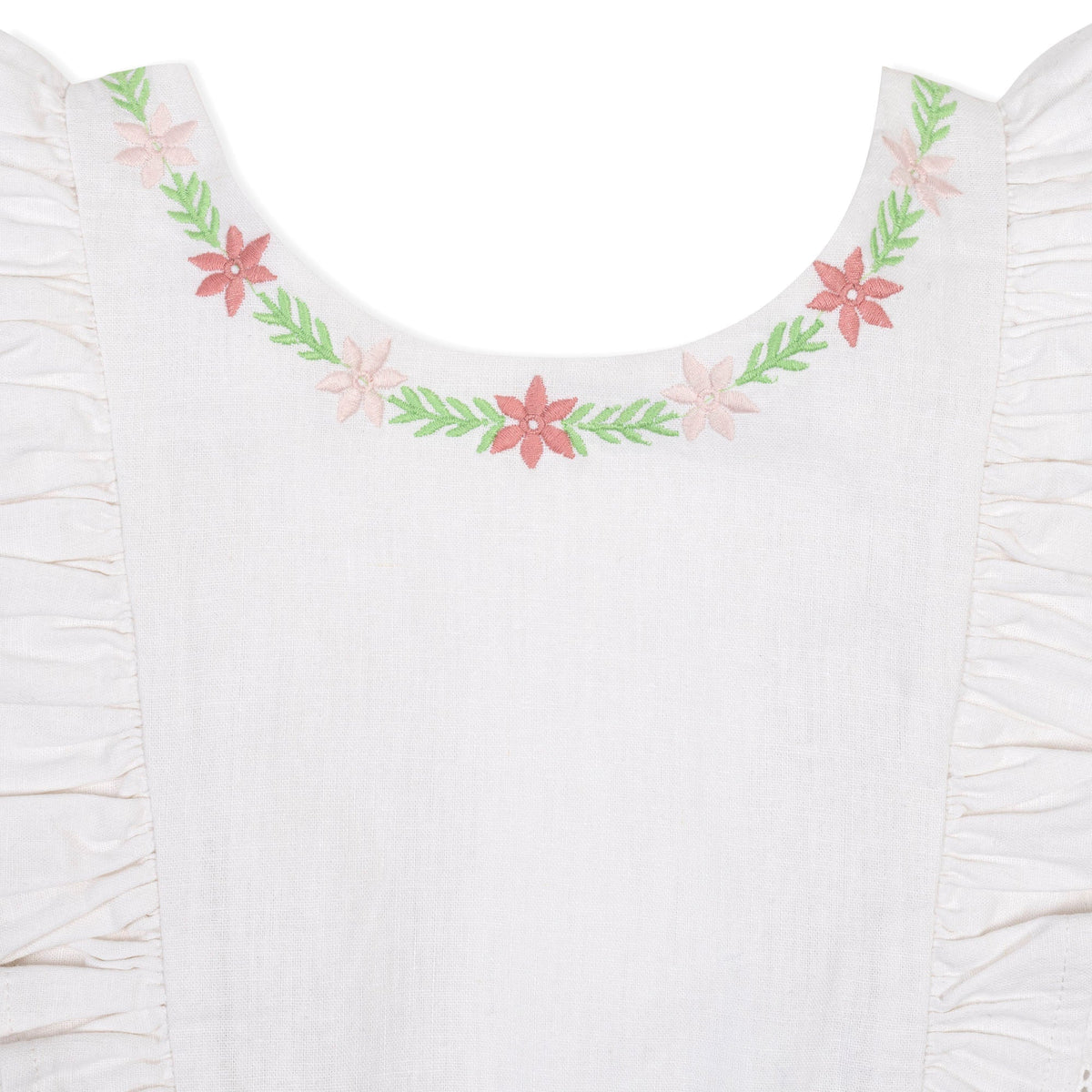 Linen Ruffle Jumper