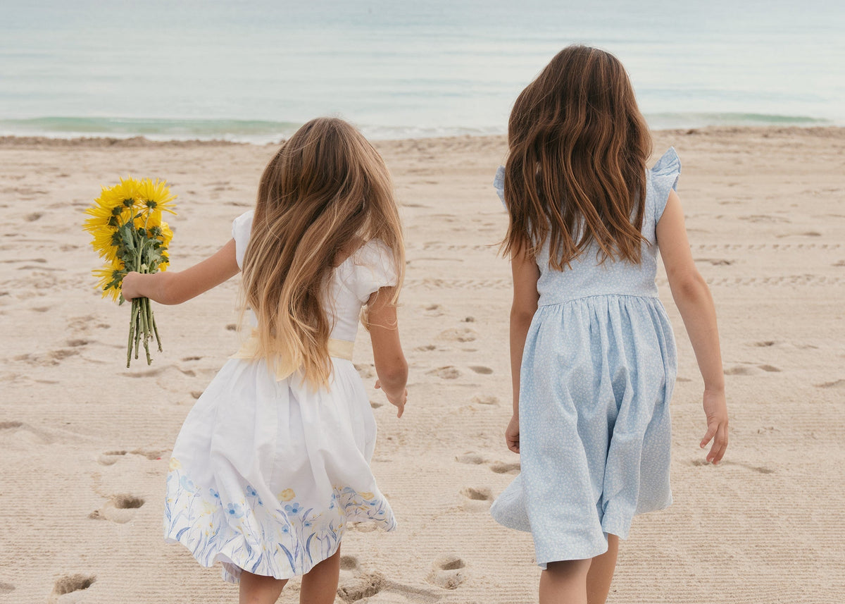 Linen Dress with Peter Pan Collar