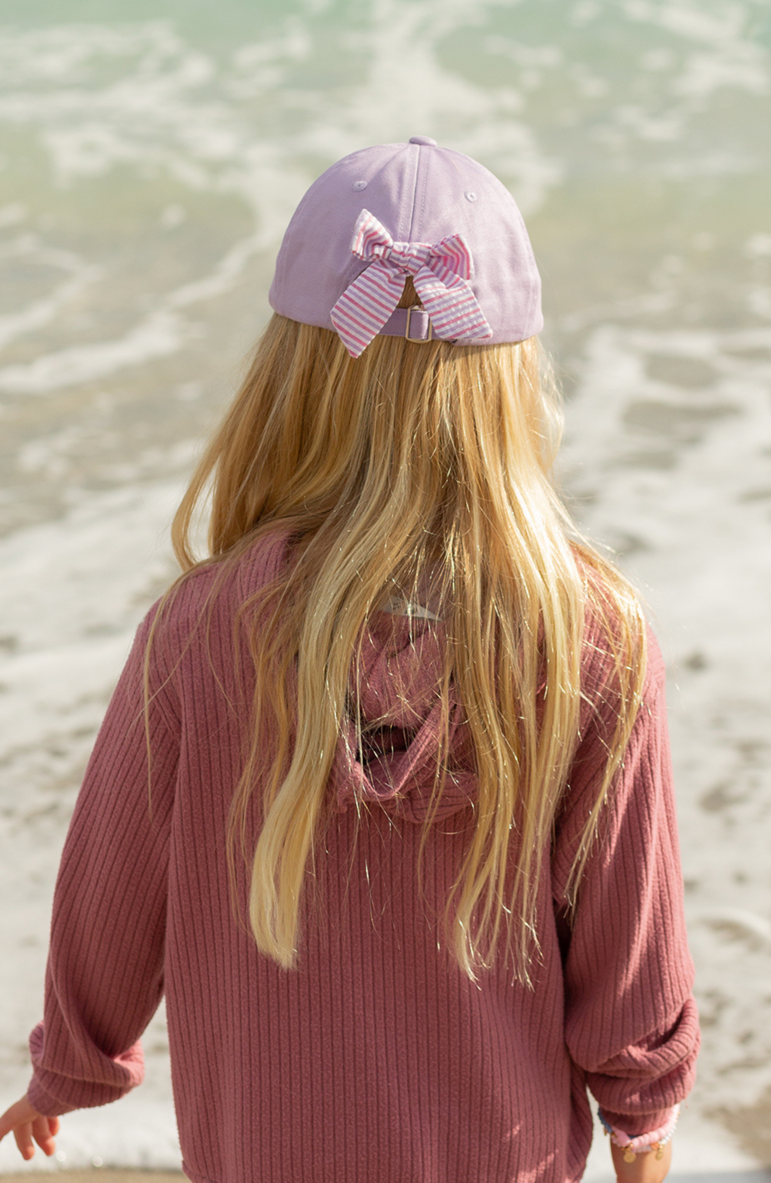Mermaid Bow Baseball Hat (Baby, Youth)