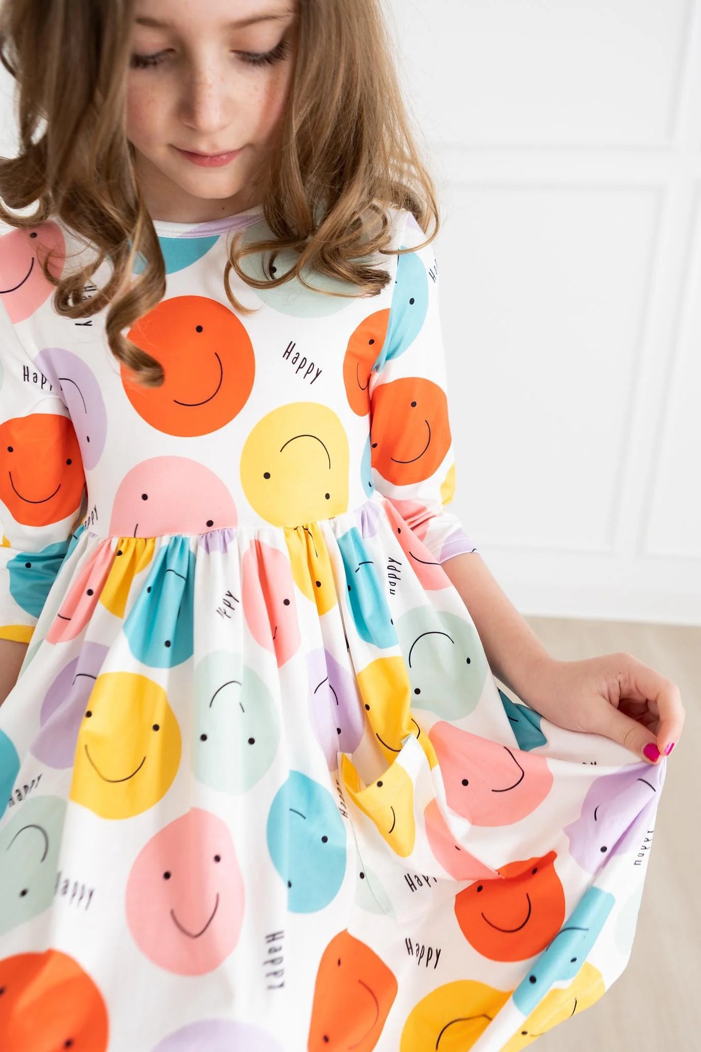 Girls Happy Days Pocket Twirl Dress