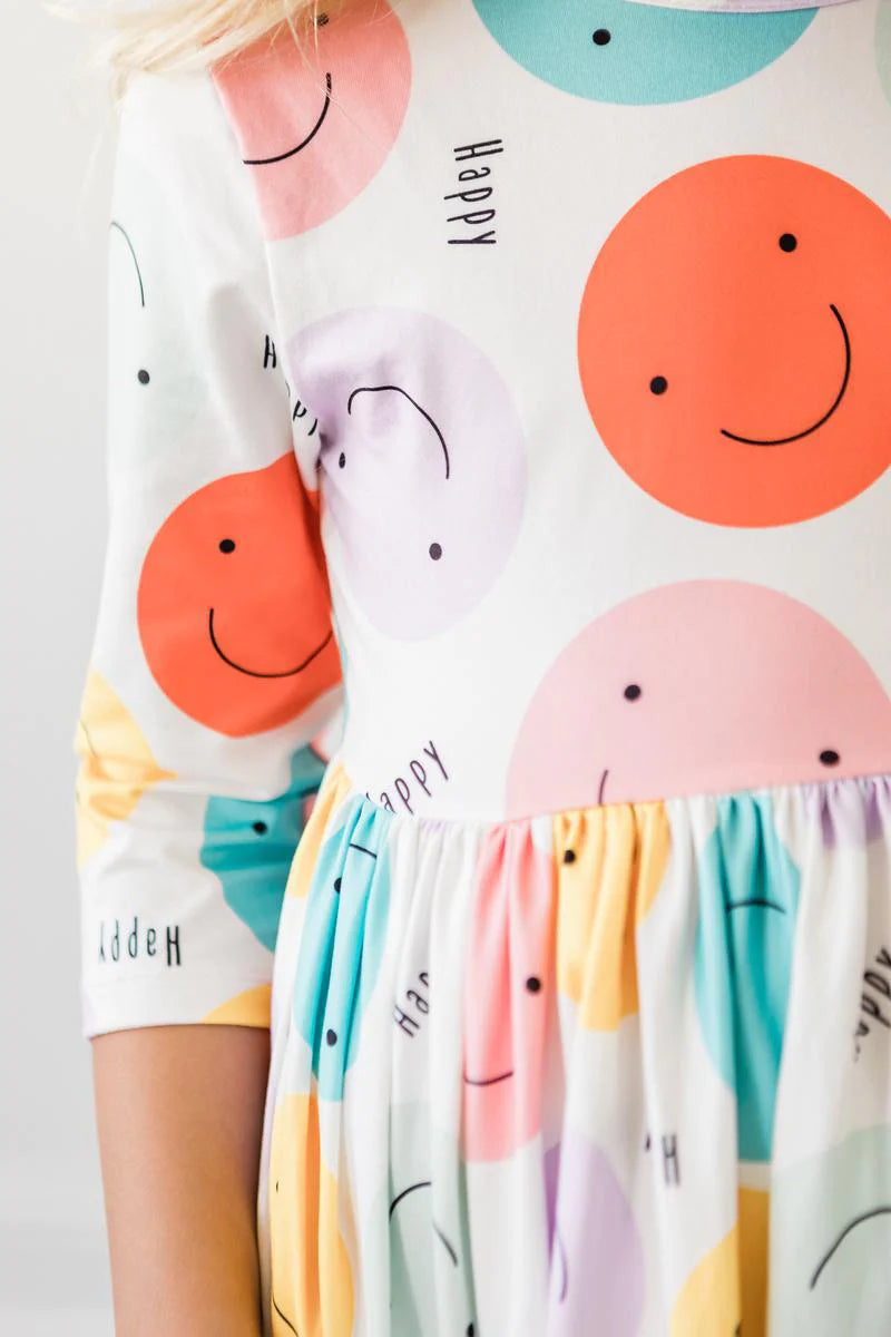 Girls Happy Days Pocket Twirl Dress