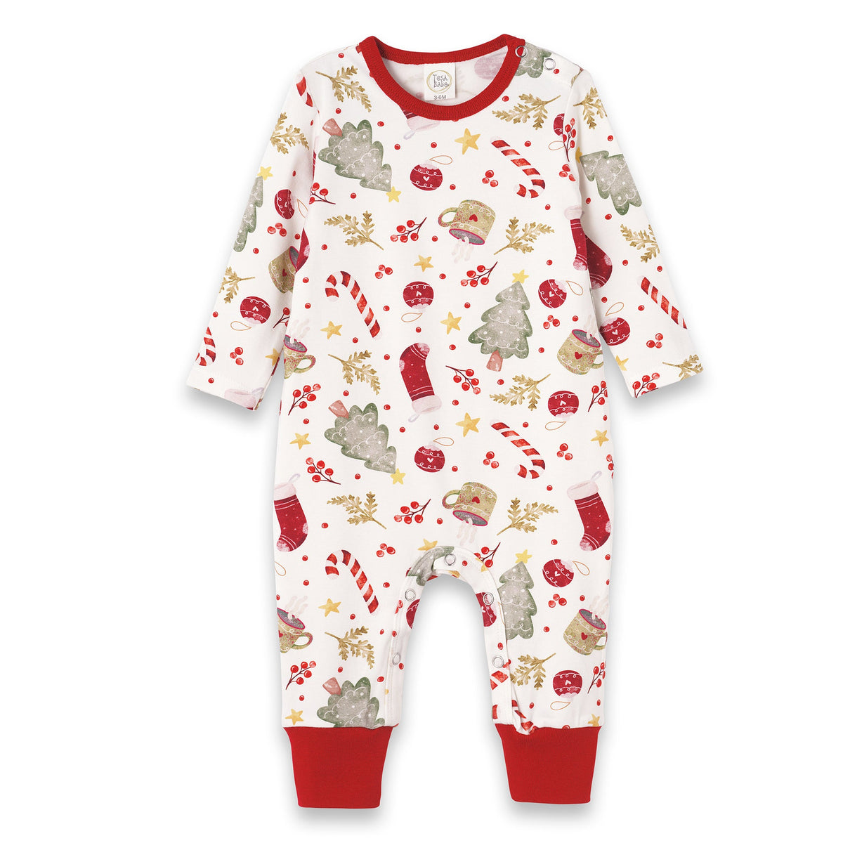 Holiday Bamboo Romper – Christmas One-Piece