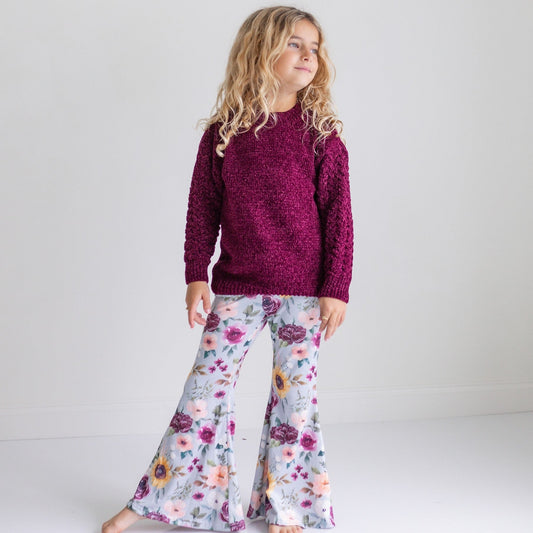 Plum Floral Sage Set