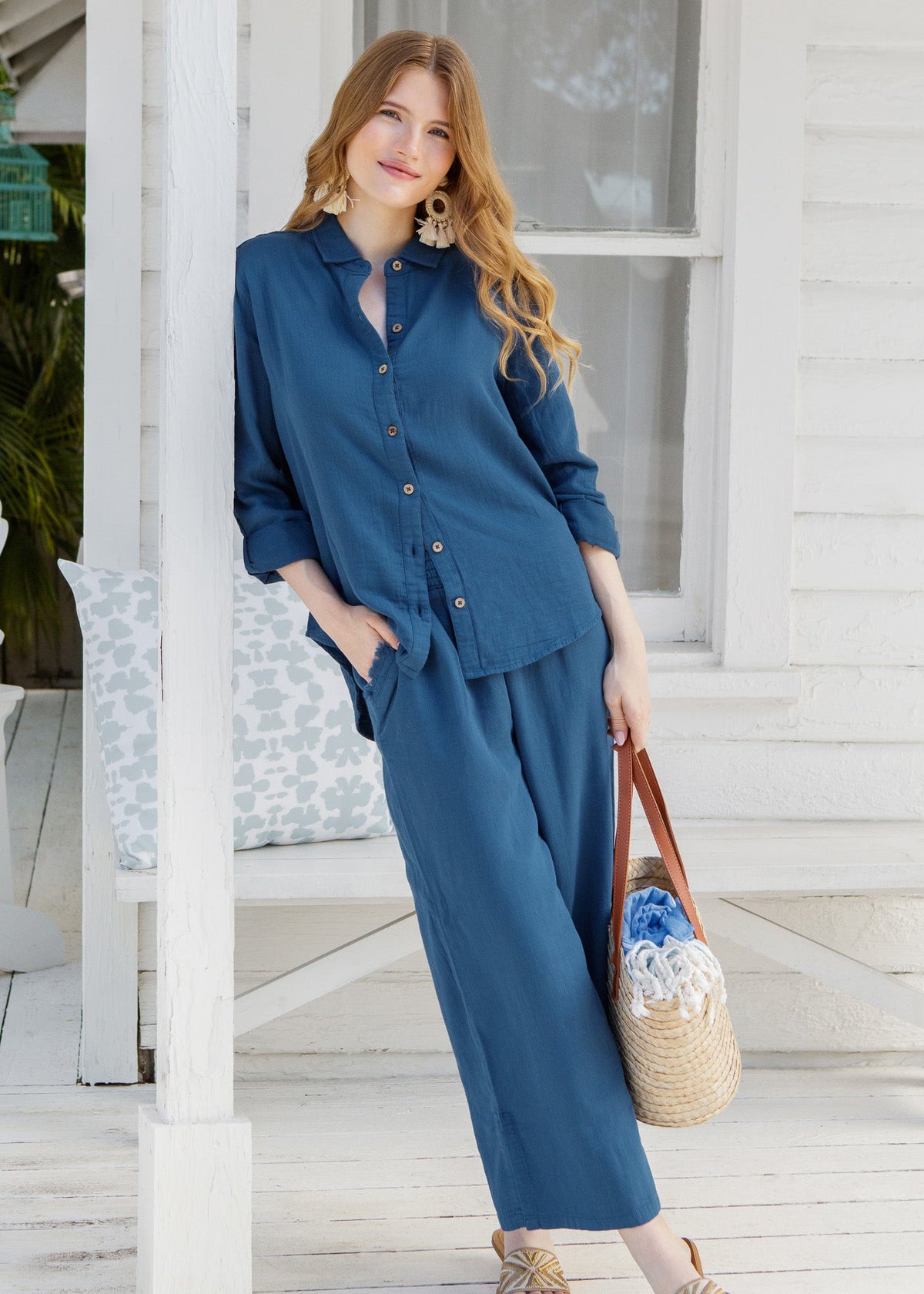 Harbor Gauze Travel Pant