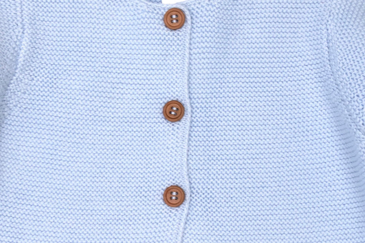 Lt.Blue Classic Knit Jacket - Toddler