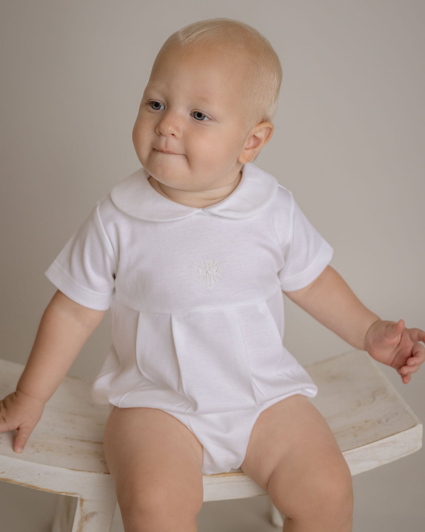 Cross Pima Bubble Romper