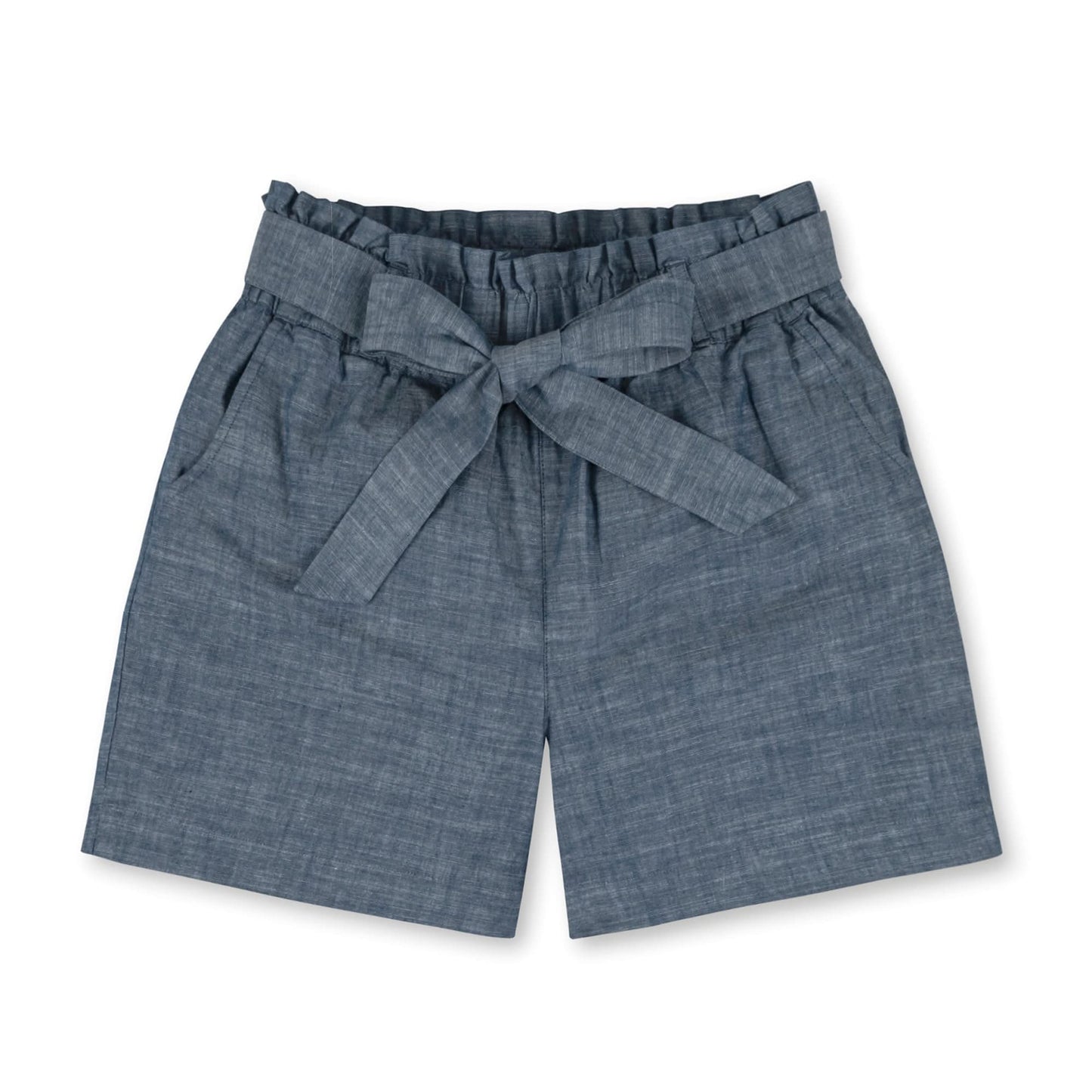 Women’s Organic Cotton Chambray Paperbag Shorts