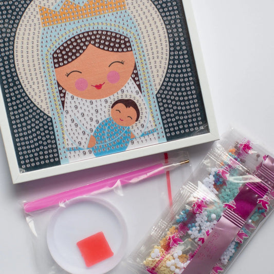 Gem Art Craft Kit Blessed Virgin Mary