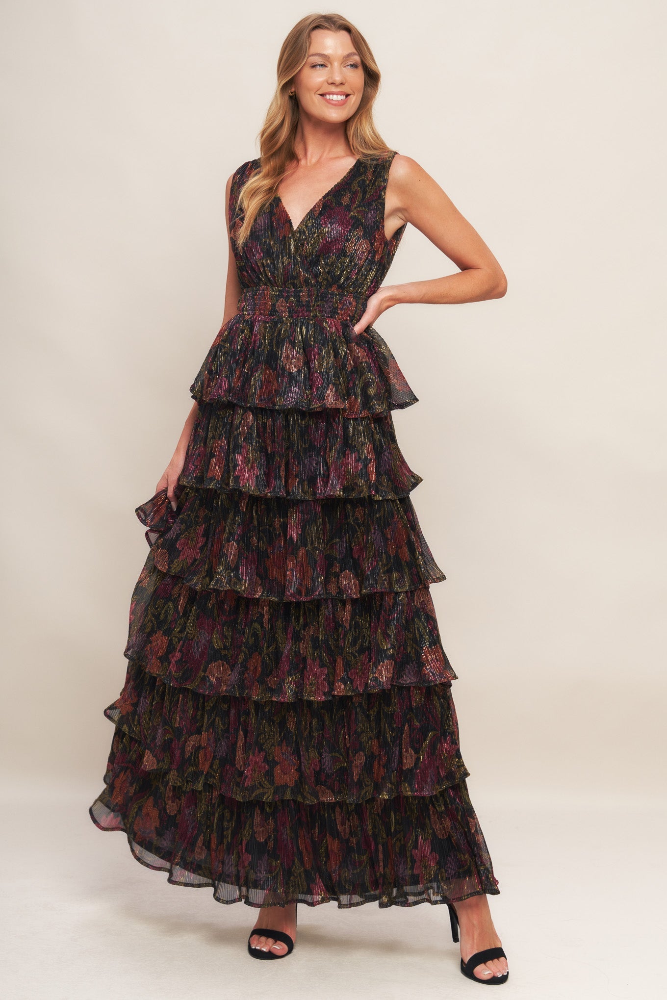 dark romance maxi dress Morgana