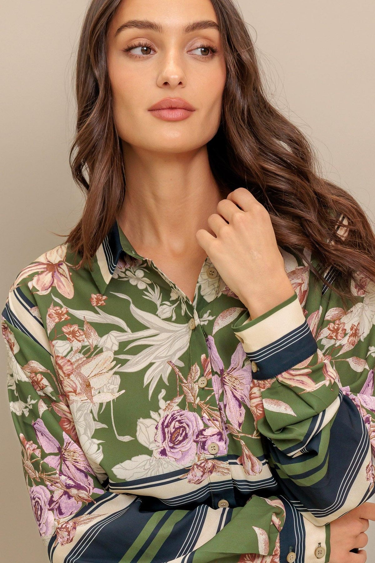 GARDEN CLUB WOVEN TOP