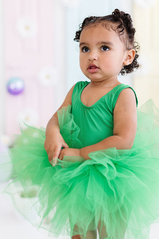 Kelly Green Tank Tutu Leotard