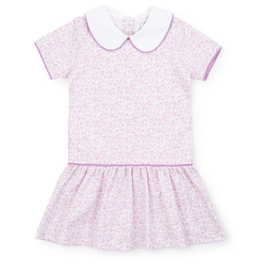 Girls' Libby Girls' Pima Cotton Dress - Pretty Pink Blooms