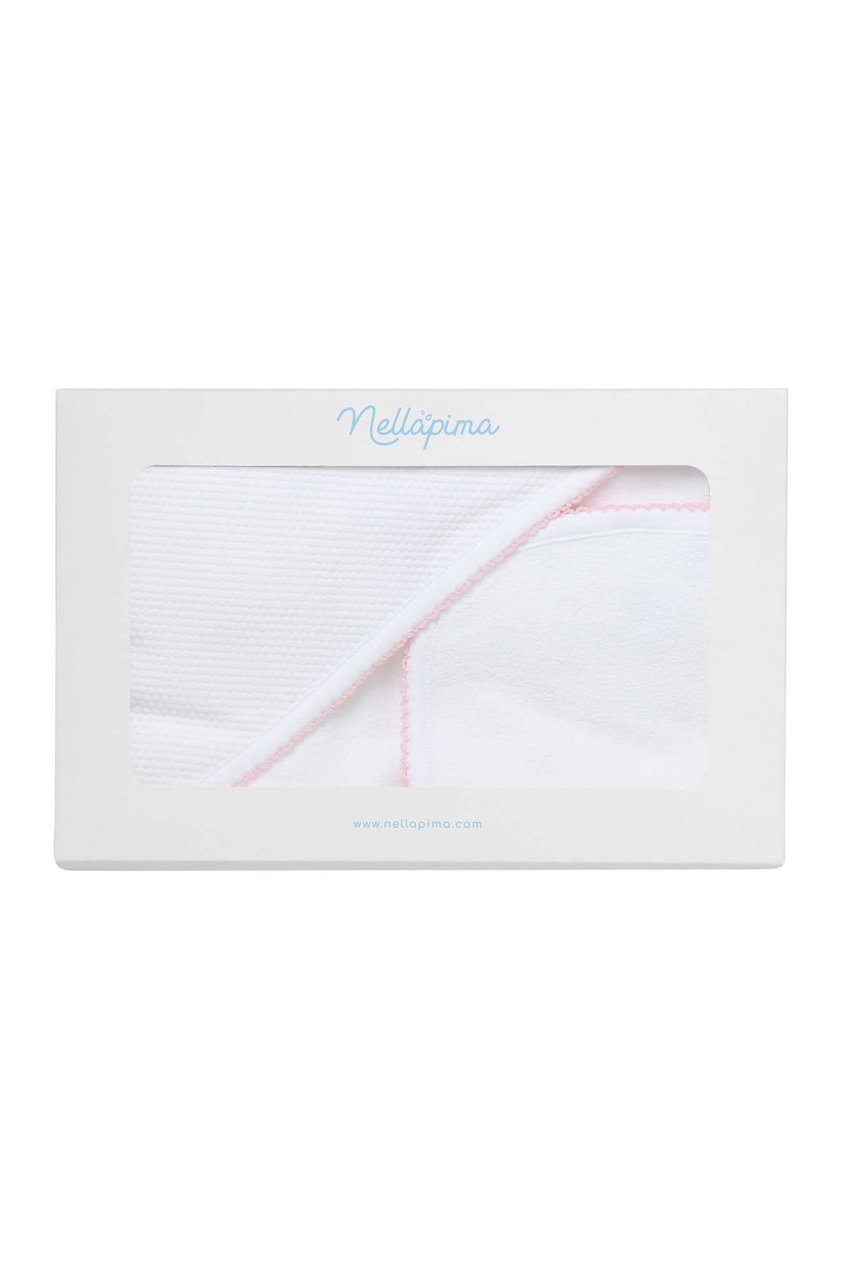 White Bubble Hooded Baby Towel