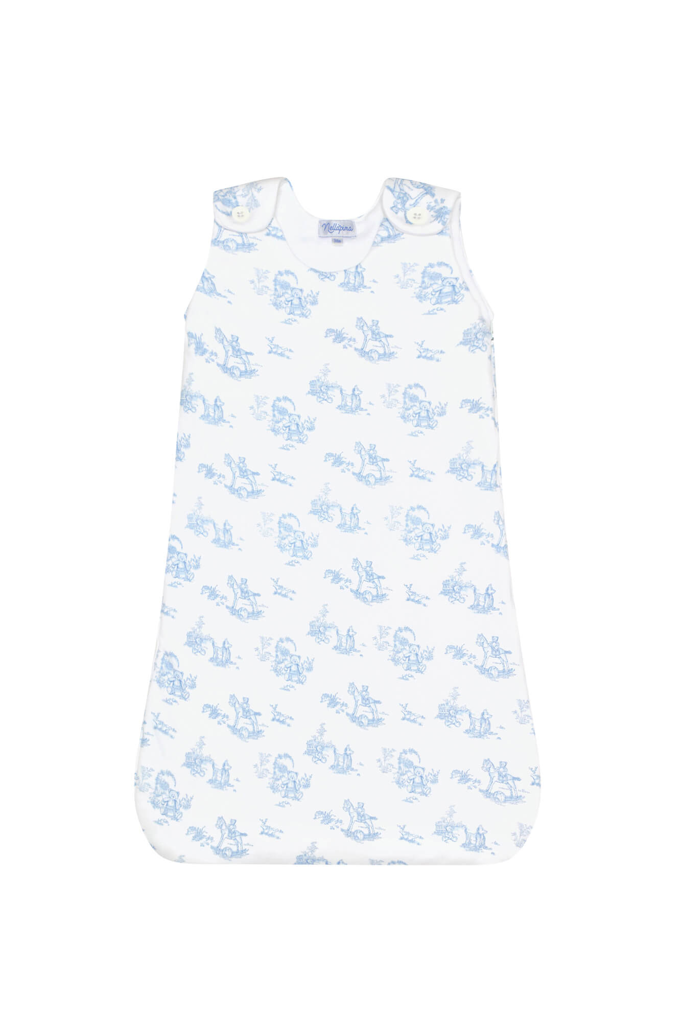 Blue Toile Winter Sack