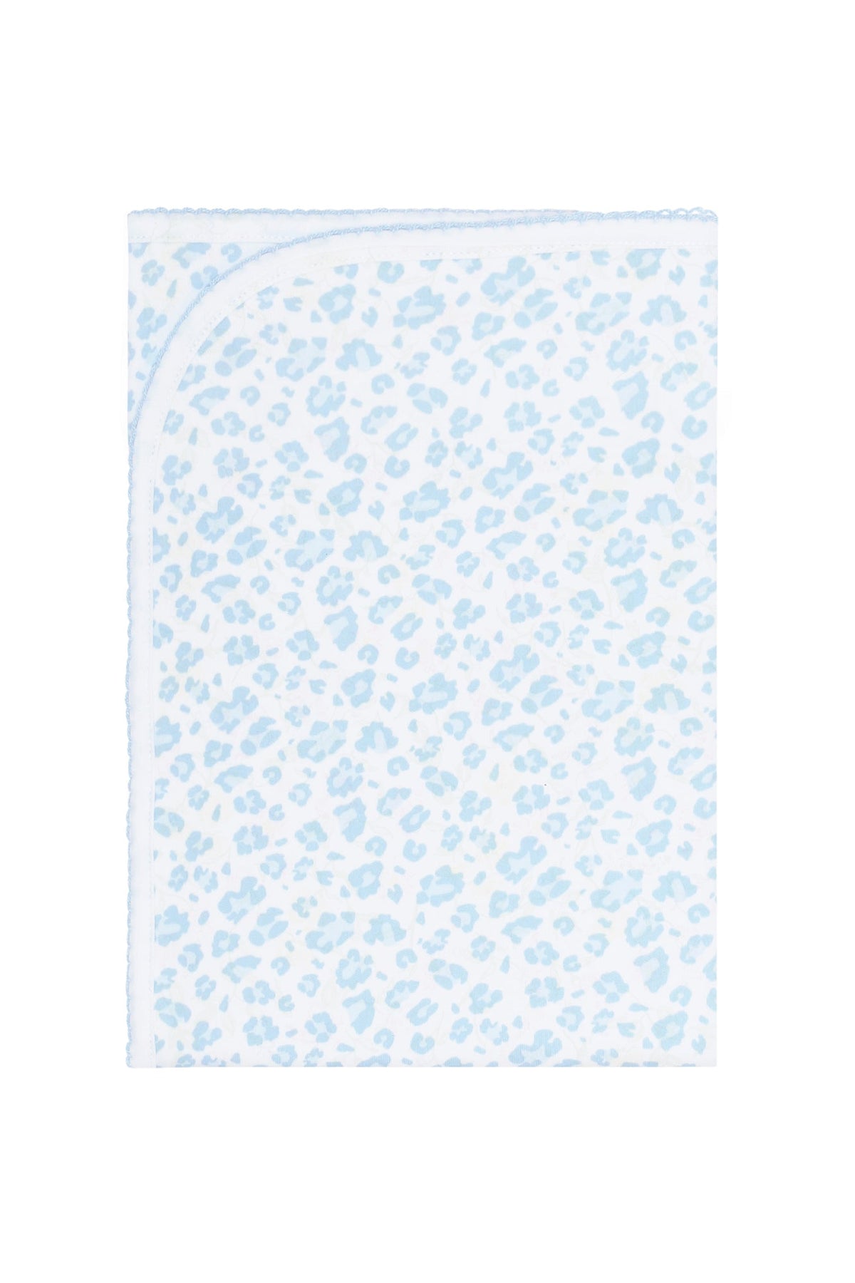 Blue Cheetah Print Blanket