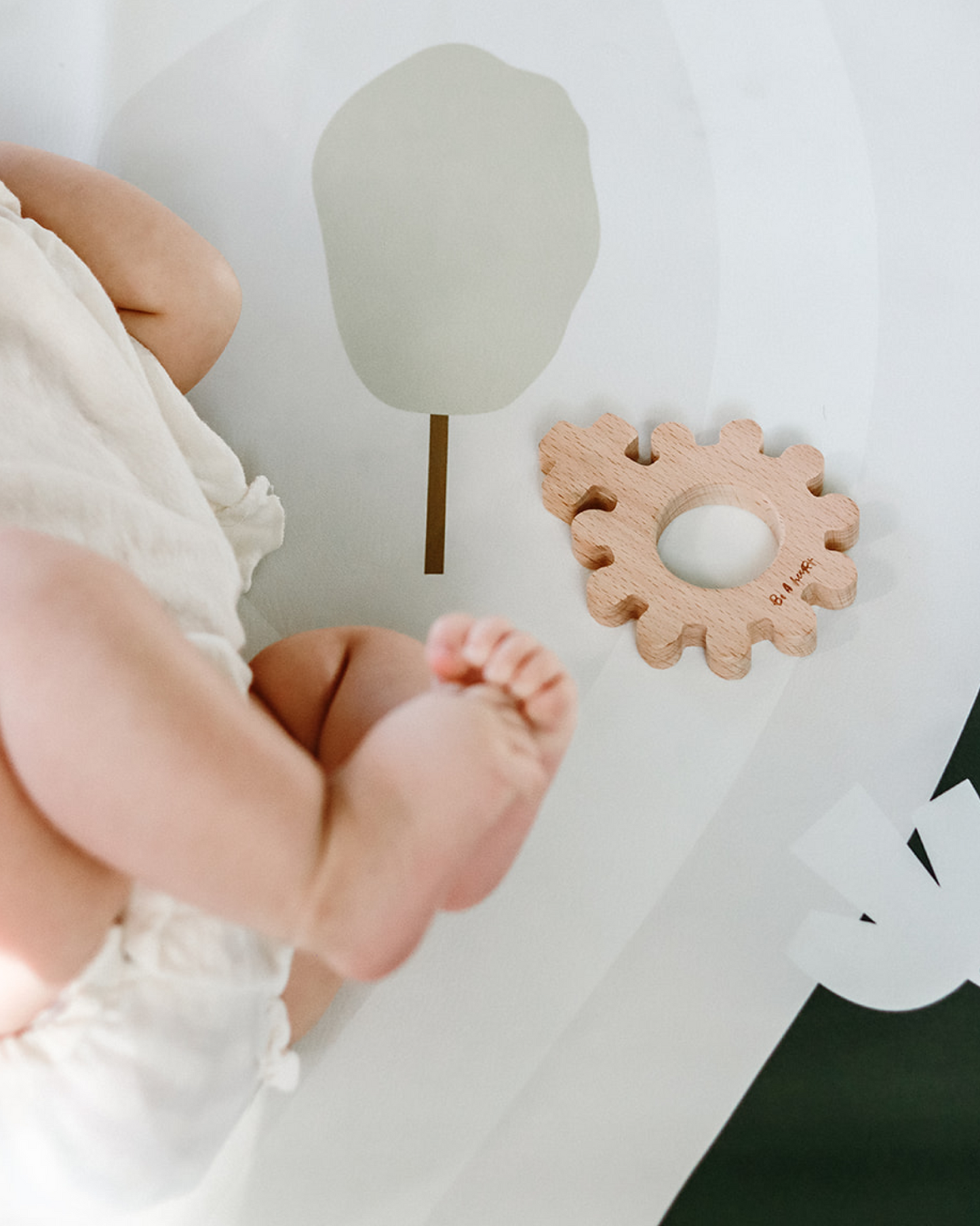 Baby's First Rosary Wooden Teether