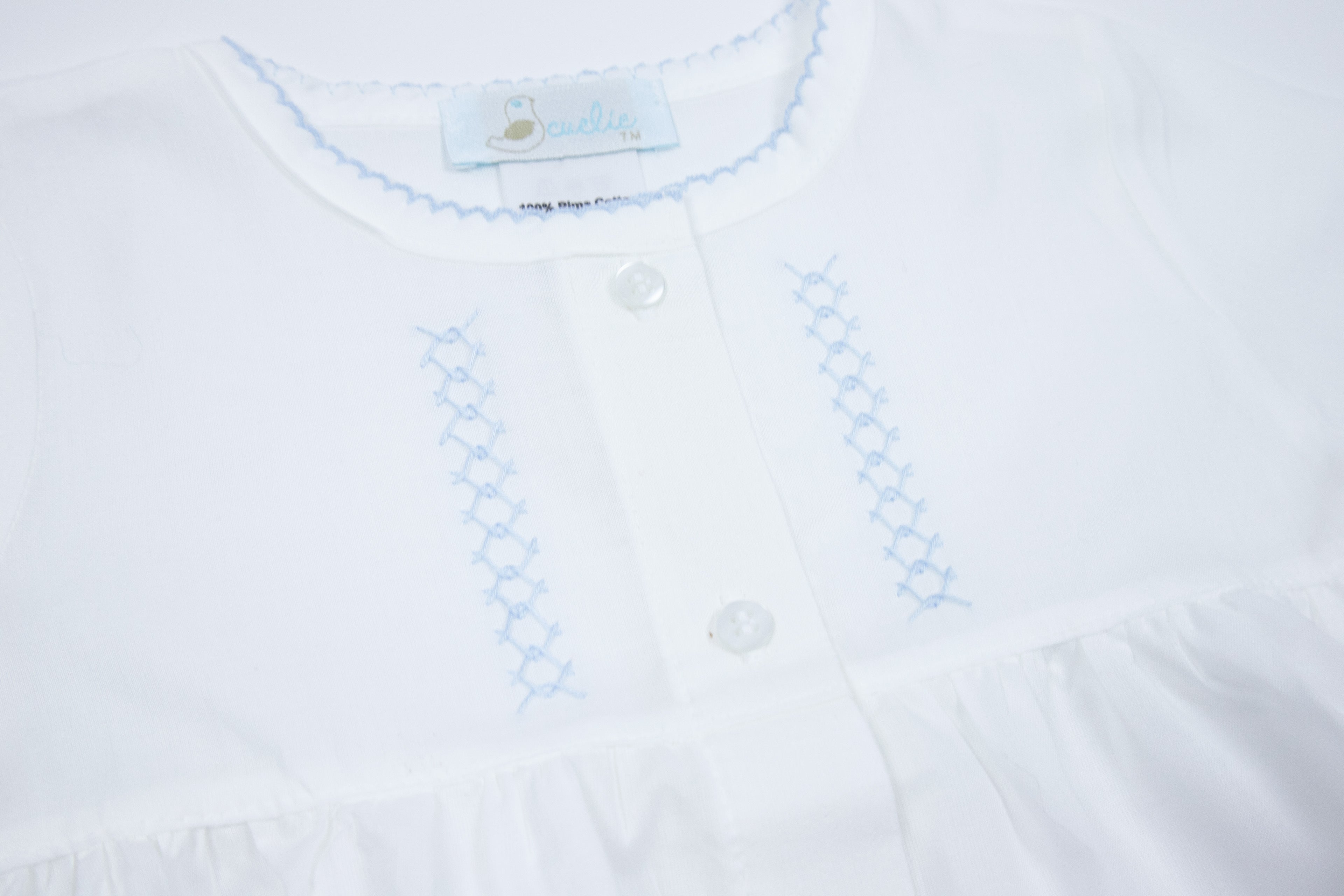 White Classic Batiste Diaper Set