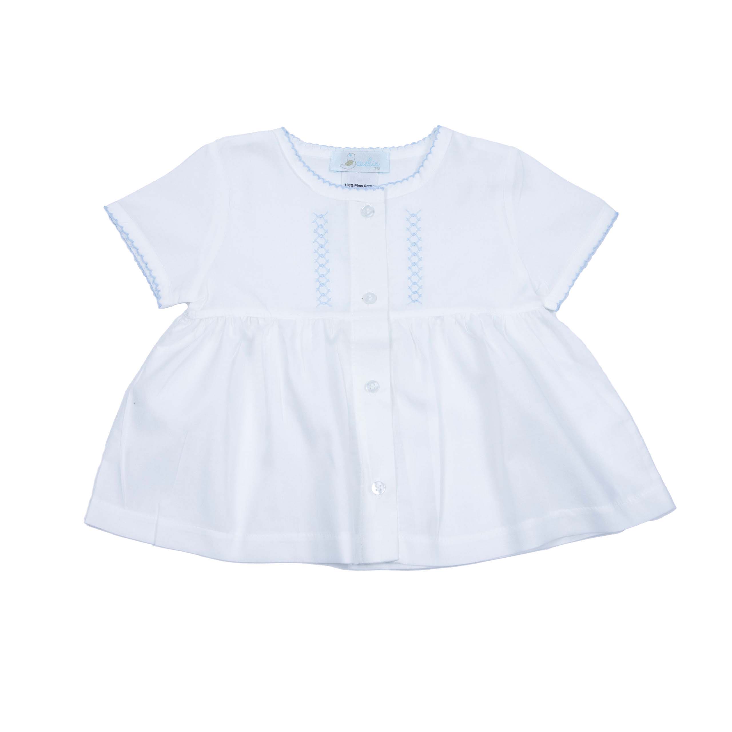 White Classic Batiste Diaper Set