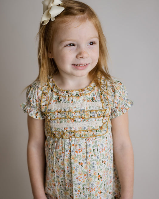 Yellow Floral Dress