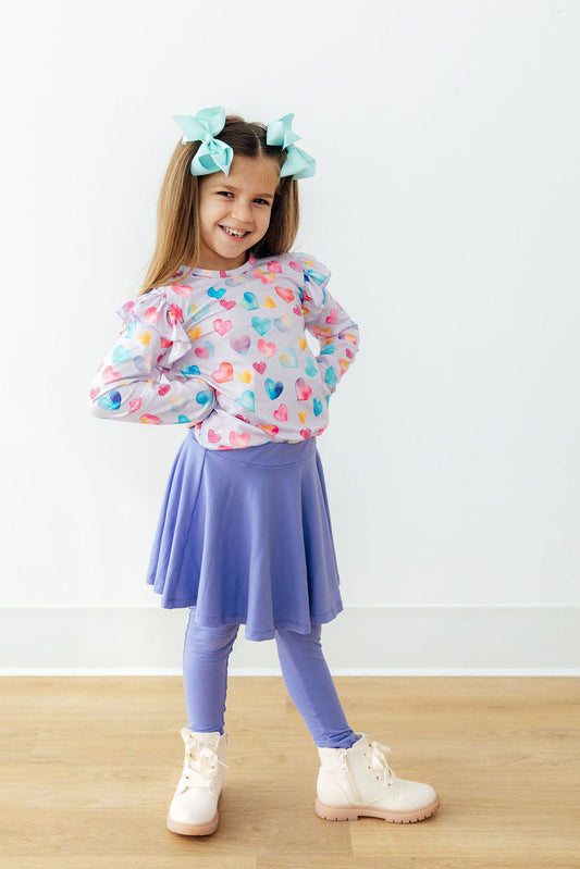 Periwinkle Twirl Skegging