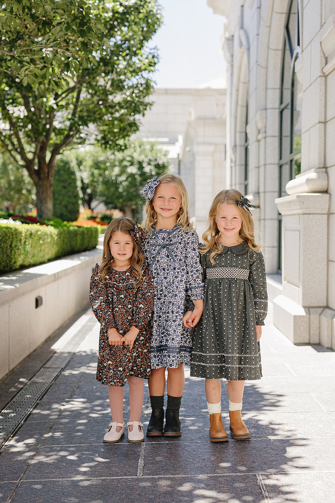 Tulip Smocked Peter Pan Collar Dress