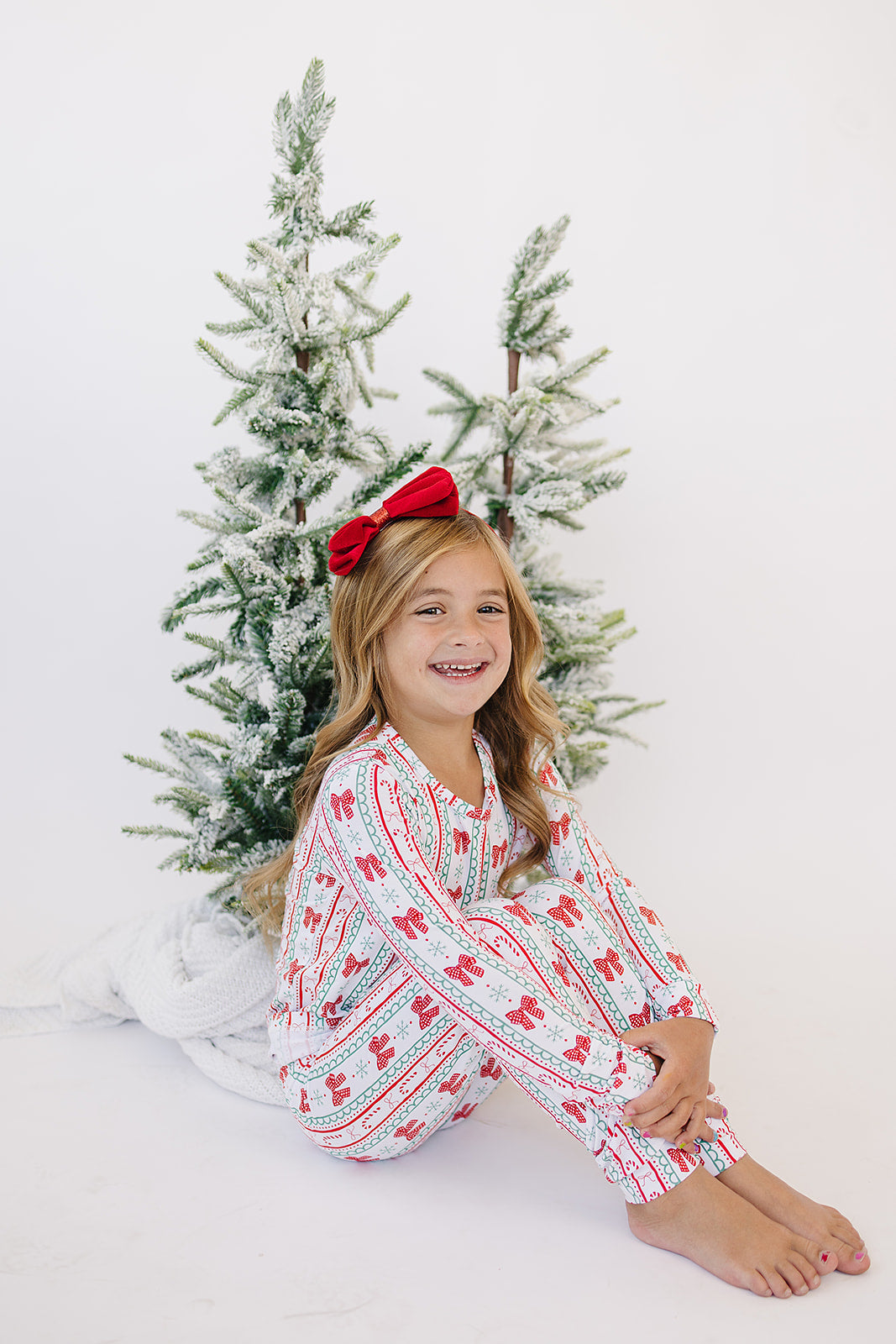 Bamboo Two Piece Set | Retro Candy Cane