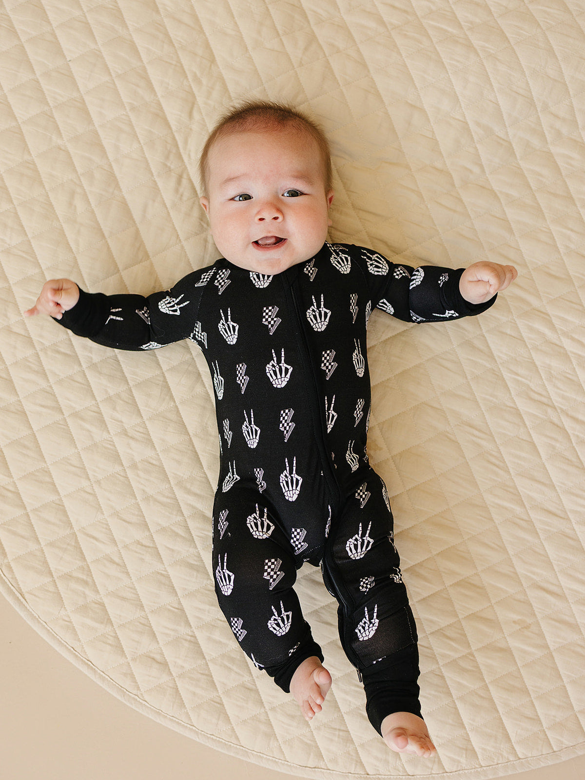 Bamboo Zip Romper | Skelly Vibes