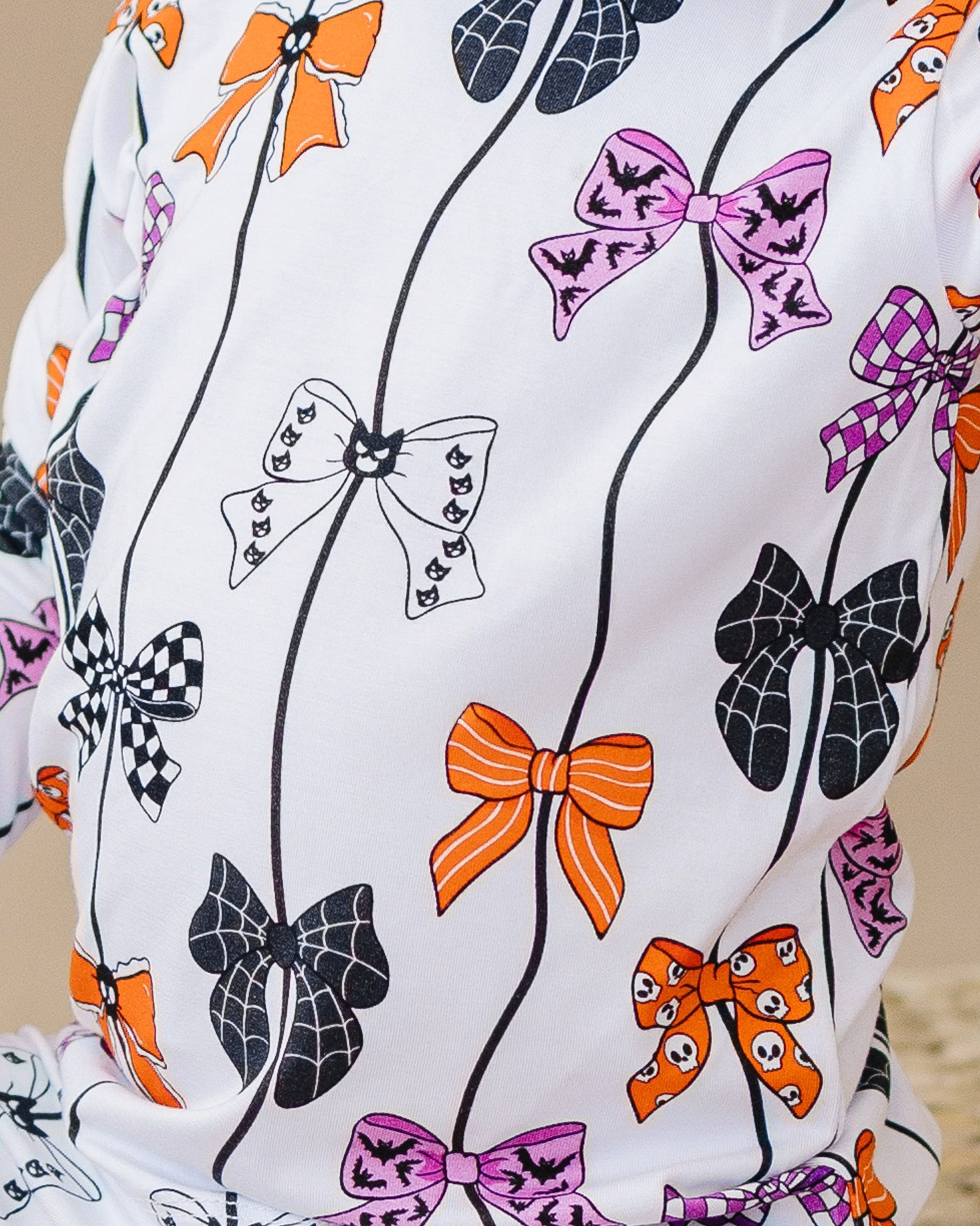 Bamboo Two Piece Pajama Set | Spooky Bows