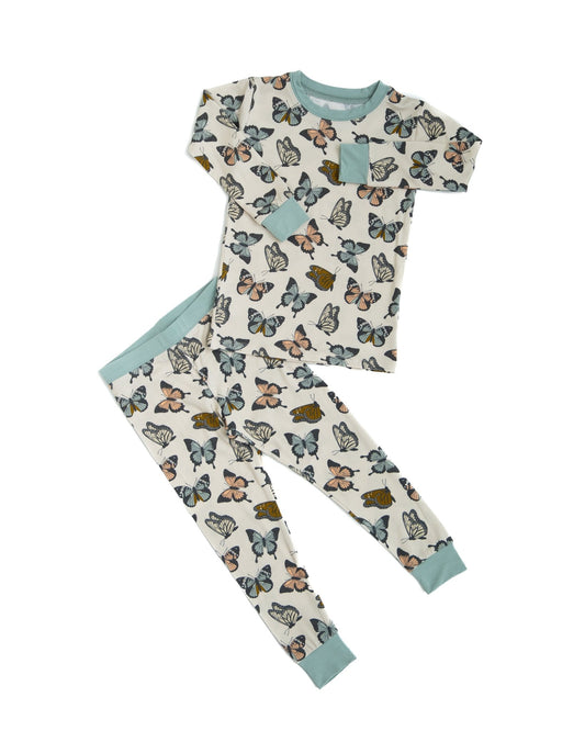 Bamboo Two - Piece Pajama Set - Blissfully Lavender BoutiqueHugga Babies
