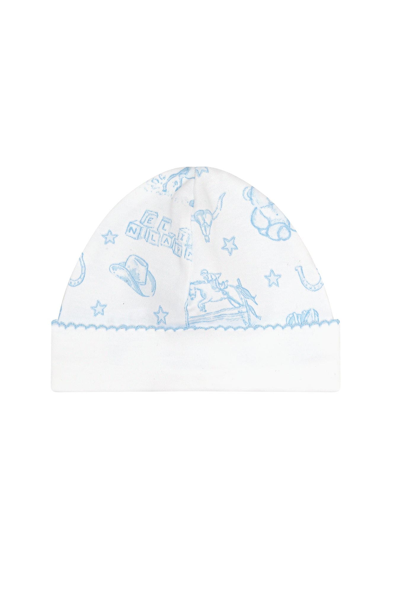 Blue Lone Star Toile Hat - Blissfully Lavender BoutiqueNella Pima