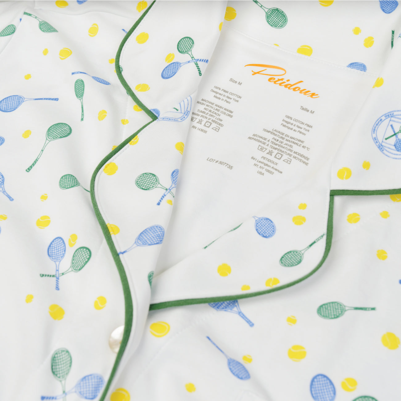 Fifteen Love Tennis Women's Pima Cotton Pajama Set