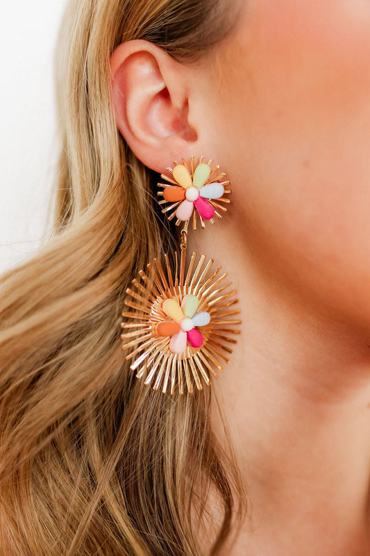Fiona Statement Earrings - Multi