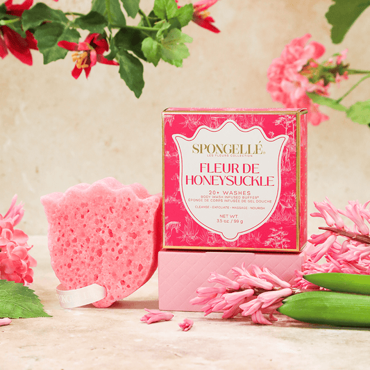Fleur de Honeysuckle | Les Fleurs Body Buffer - Blissfully Lavender BoutiqueSpongellé