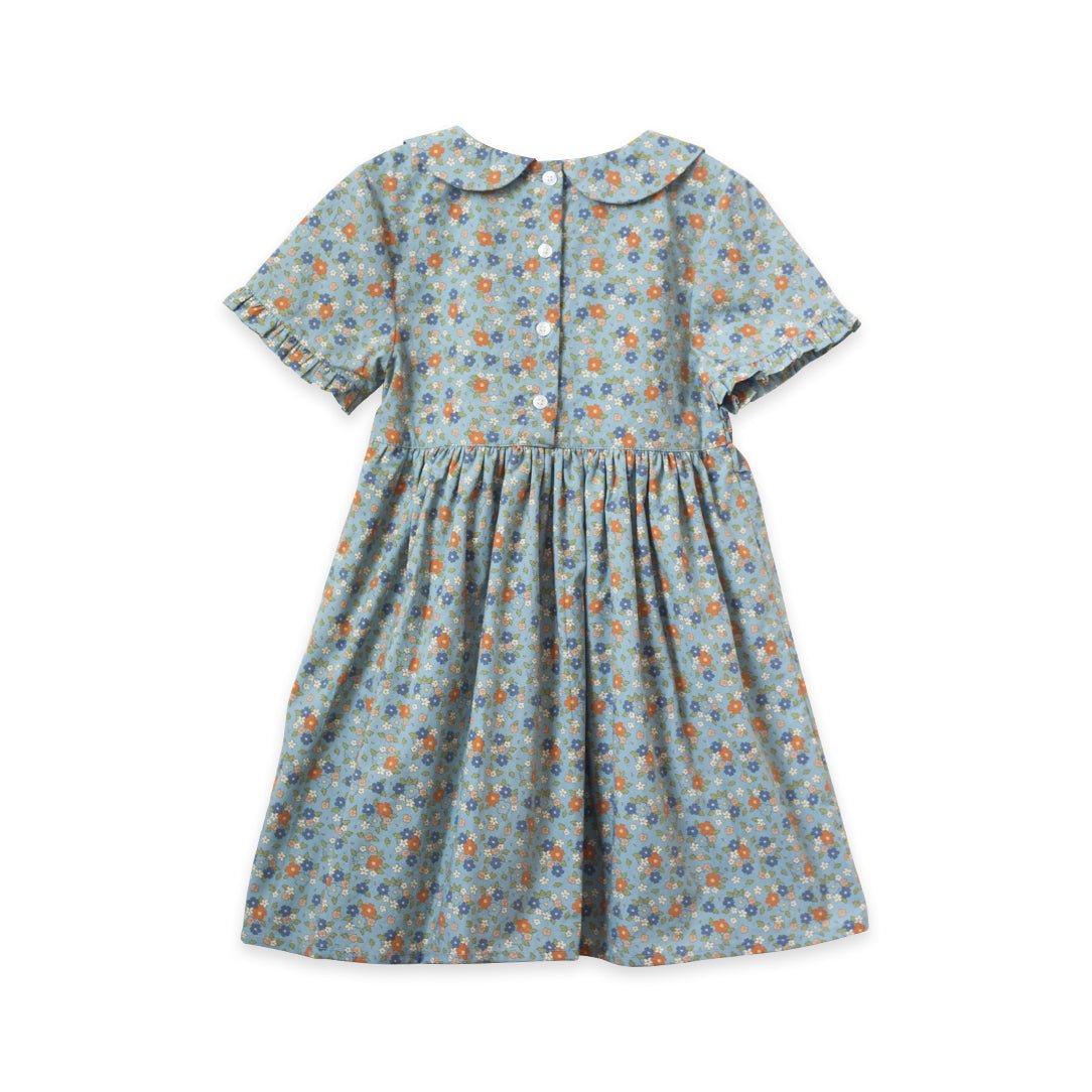 Girls Cottage Floral Briar Dress with Smocking - Blissfully Lavender BoutiqueBeet World