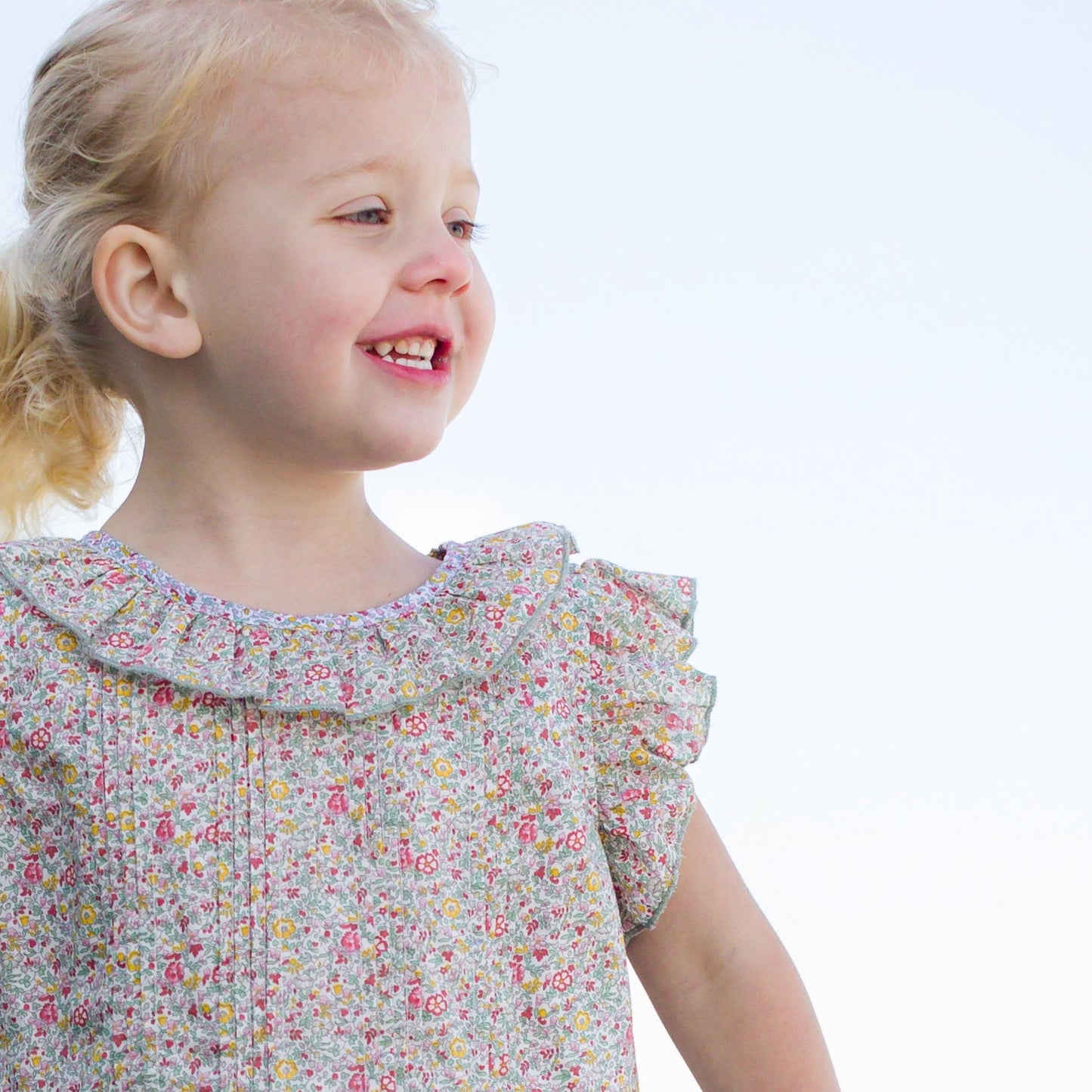 Girls Meadow Floral Ana Dress - Blissfully Lavender BoutiqueBeet World