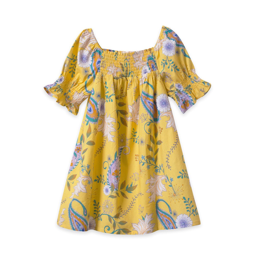 Girls Sunshine Paisley Olivia Dress - Blissfully Lavender BoutiqueBeet World