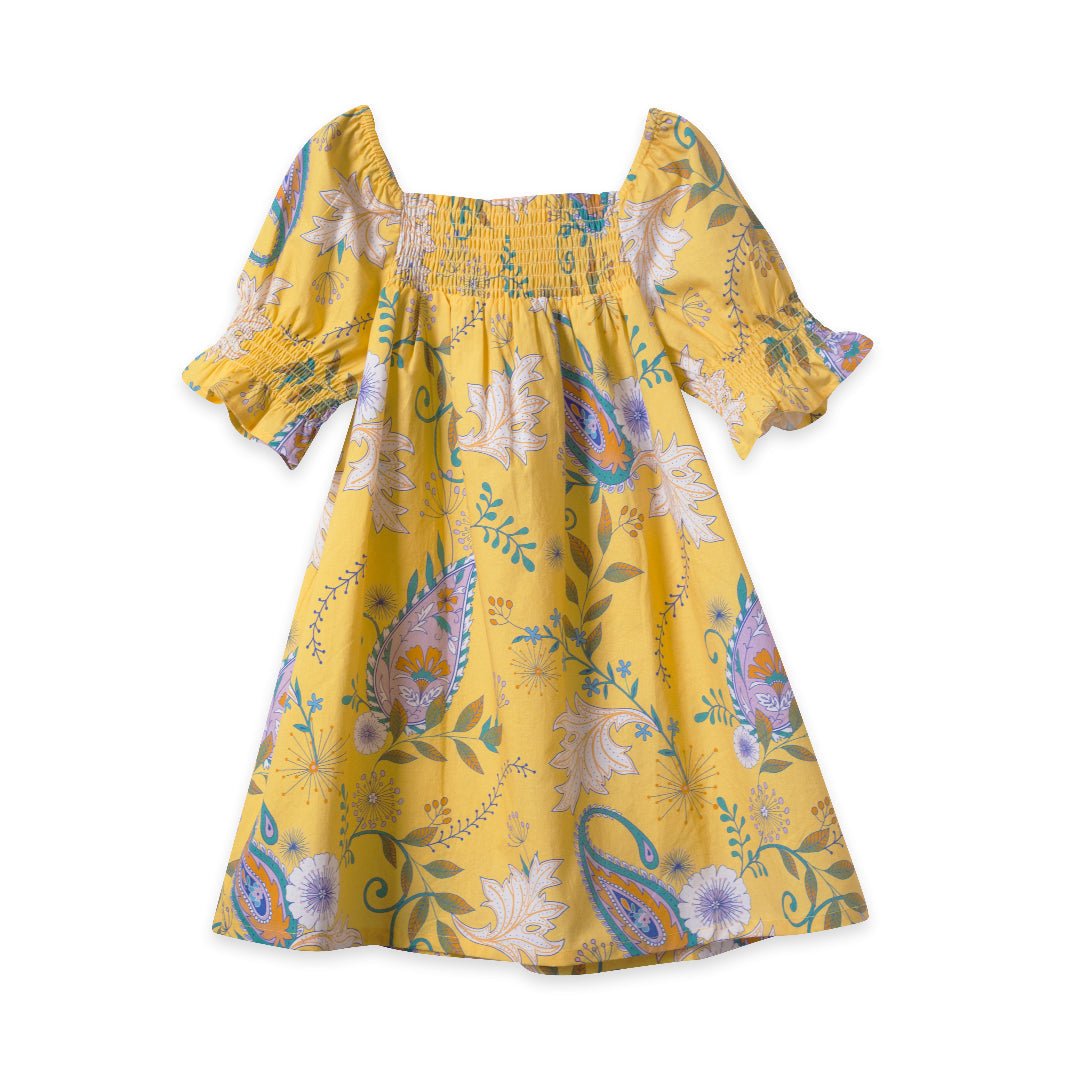 Girls Sunshine Paisley Olivia Dress - Blissfully Lavender BoutiqueBeet World
