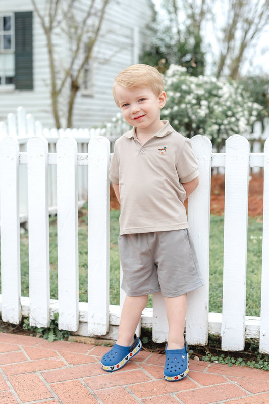 Grey Boys Pocket Shorts