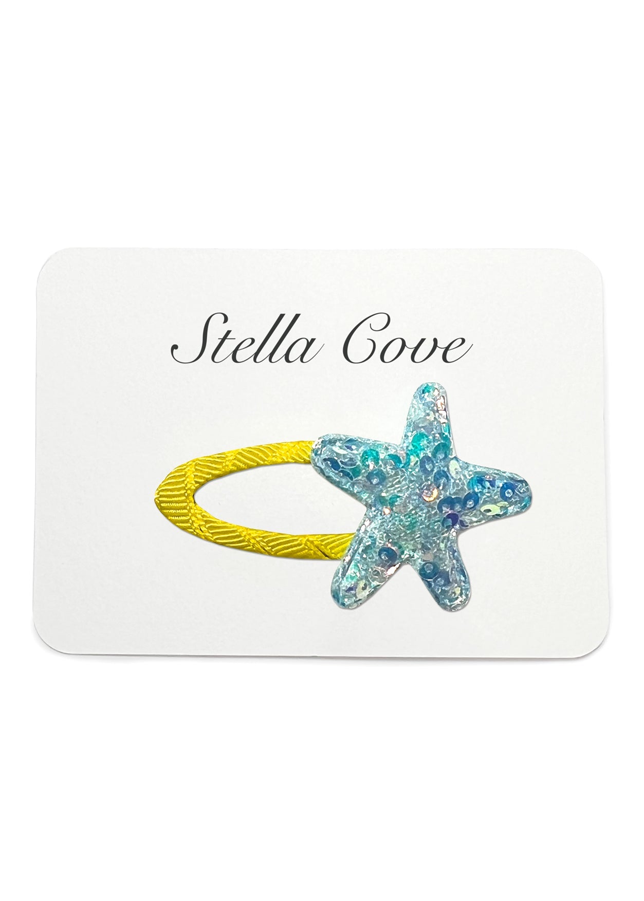 Aqua Starfish Hair Clip