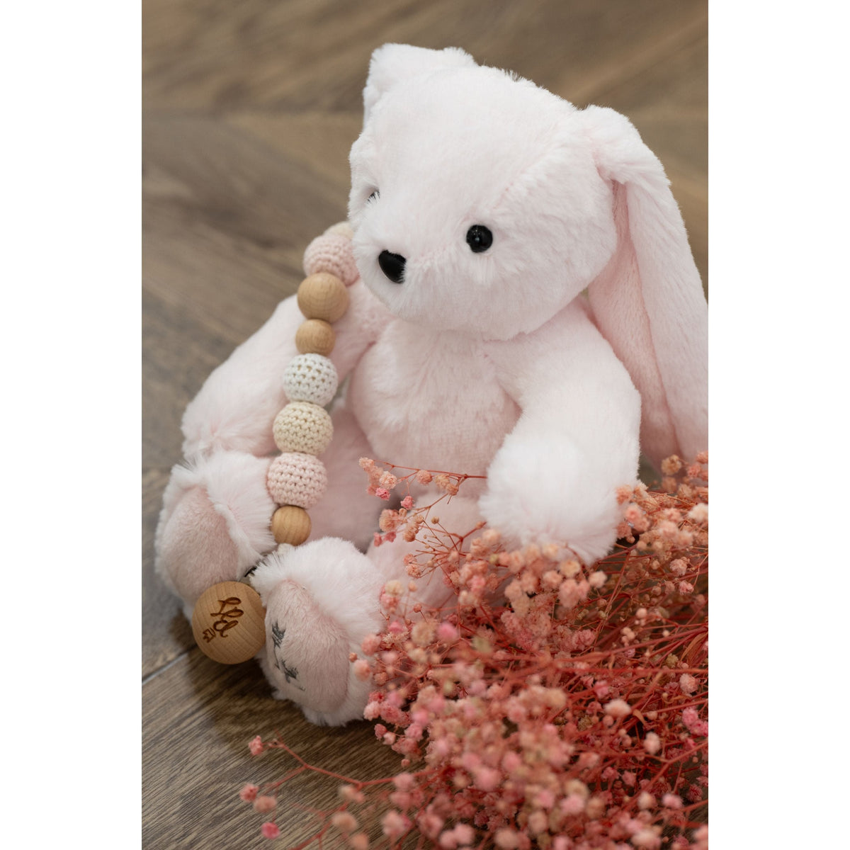 LAPINOU | Pink Plush Bunny Toy(20cm) | Made in France