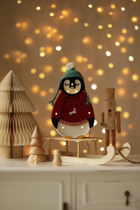 Little Lights Mini Holiday Penguin Lamp ~ Limited Edition