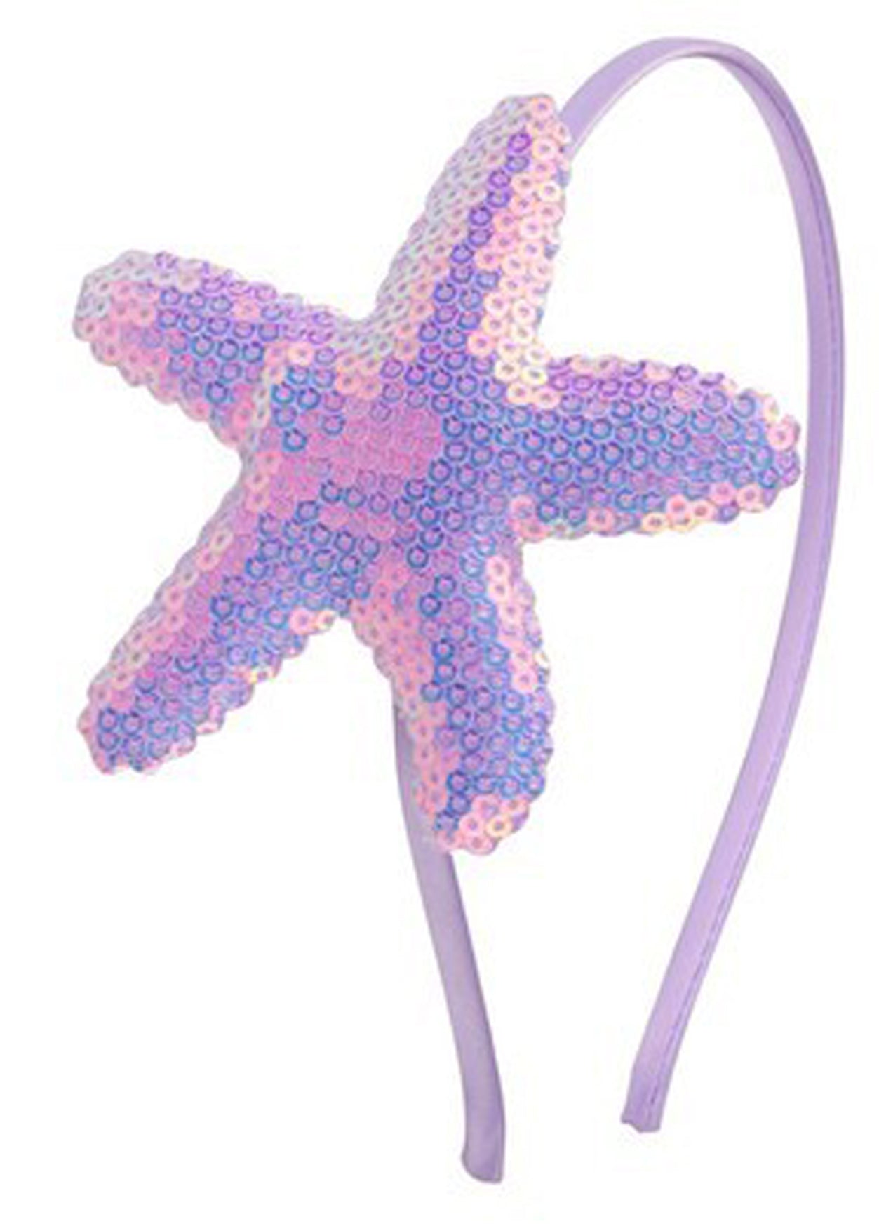 Lavender Sequin Starfish Headband