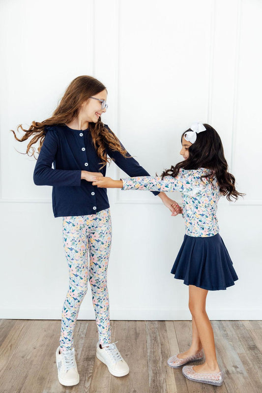 Navy Twirl Skort
