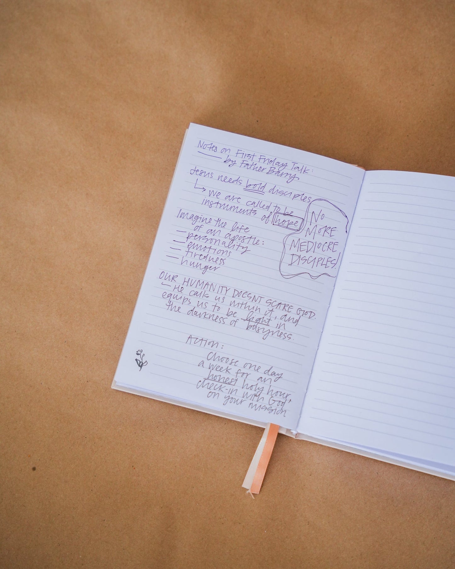 Pure in Heart Floral Prayer Journal