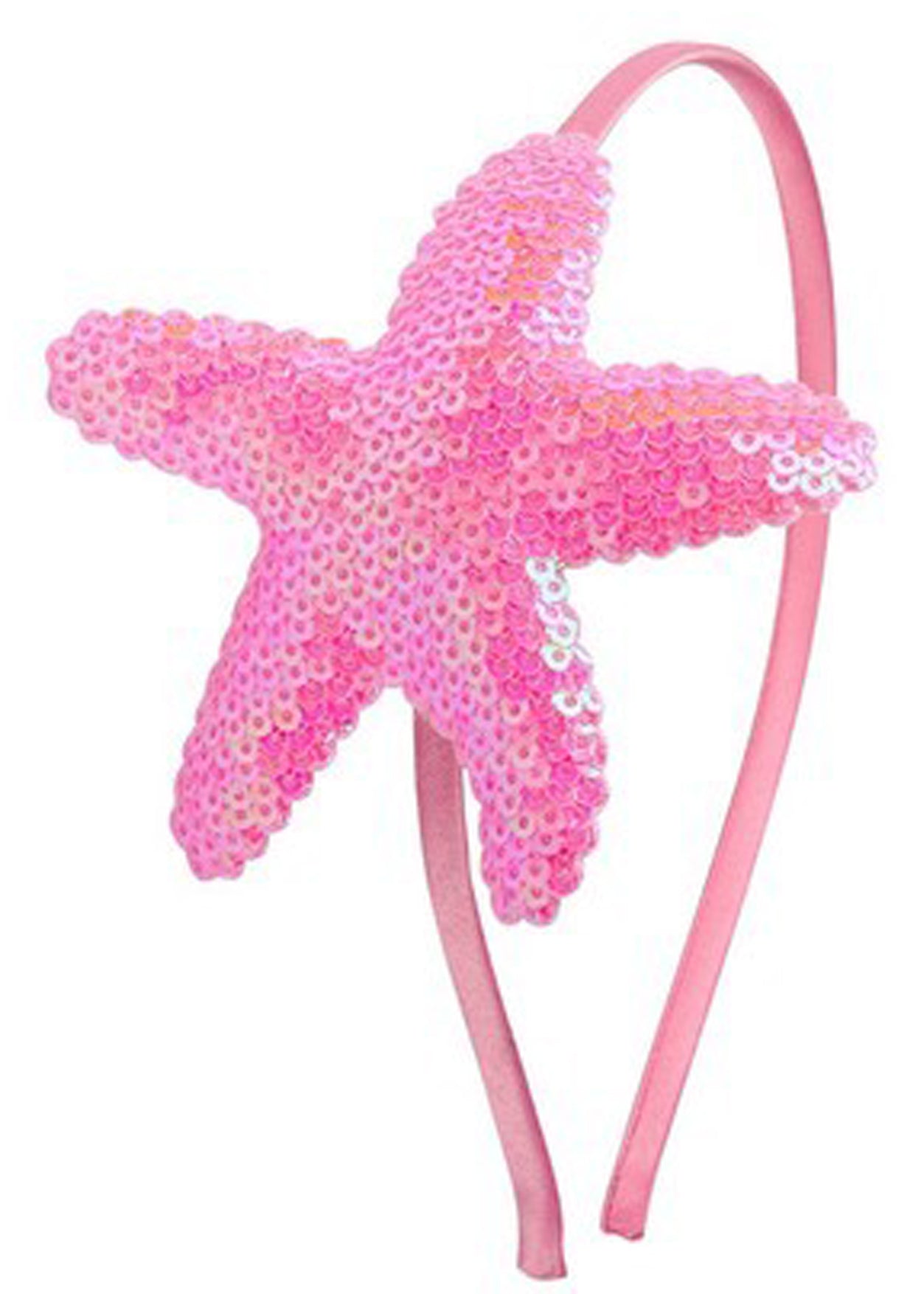 Pink Starfish Sequin Mermaid Headband